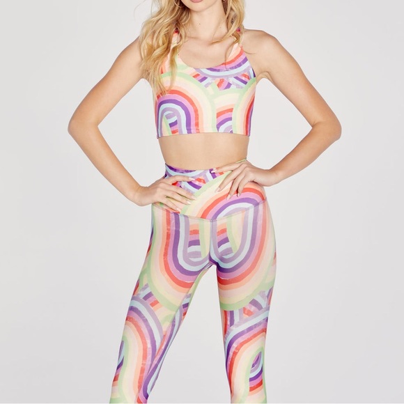 NWT Wildfox Longline Soleil Bra | Soleil Small Stripes - Picture 4 of 10